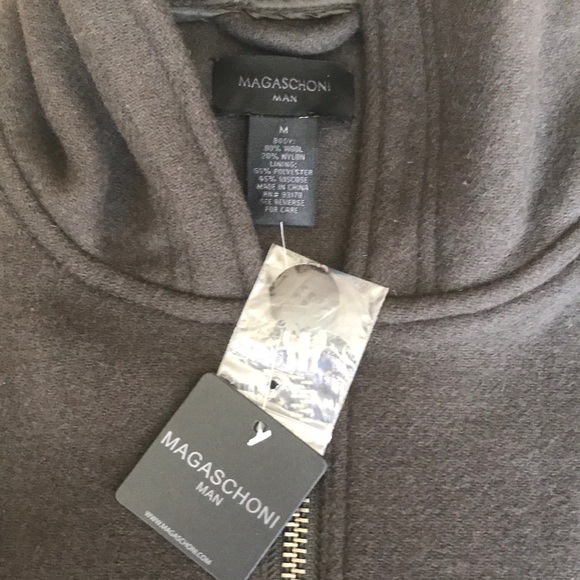 MAGASCHONI Wool-Blend Zip Front Hoodie - Picture 7 of 16